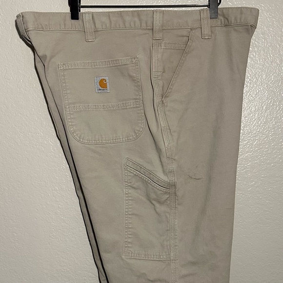 Carhartt Relaxed Fit Straight Leg Utility Pants in Tan - Picture 6 of 8